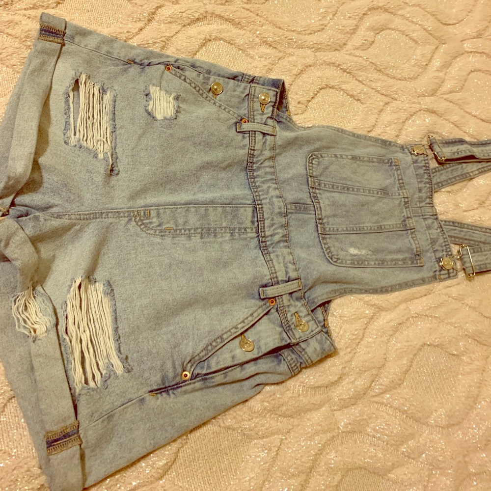 H&M denim overalls